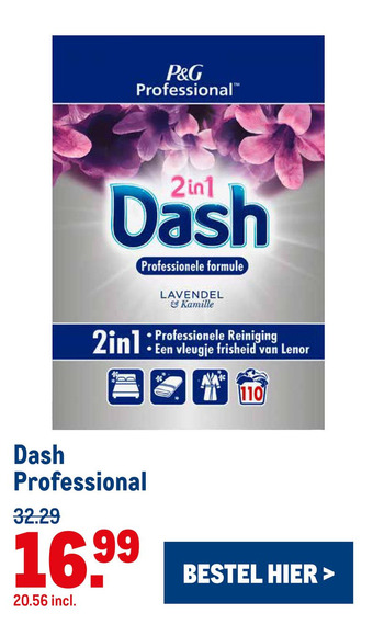 Makro Dash Professional aanbieding