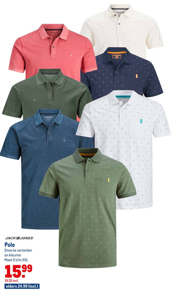 Makro Jack & Jones Polo aanbieding