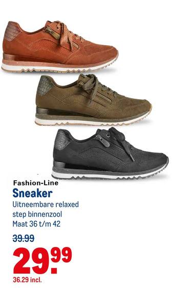 Makro Fashion-Line Sneaker aanbieding