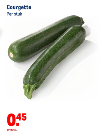 Makro Courgette aanbieding