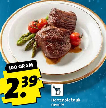 Boni Hertenbiefstuk aanbieding
