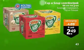 Trekpleister Cup a soup voordeelpak aanbieding