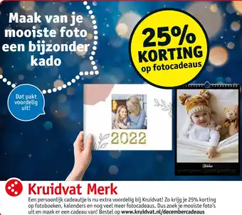 Kruidvat Maak van je mooiste foto een bijzonder kado aanbieding