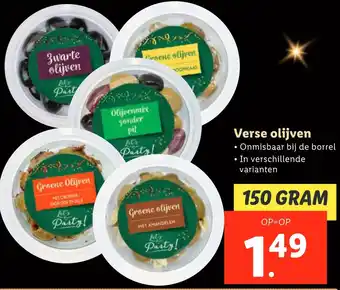 Lidl Verse olijven aanbieding