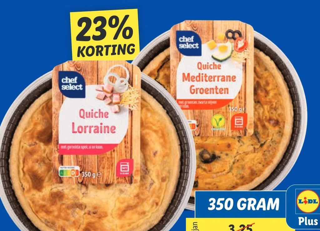 Quiche aanbieding bij Lidl