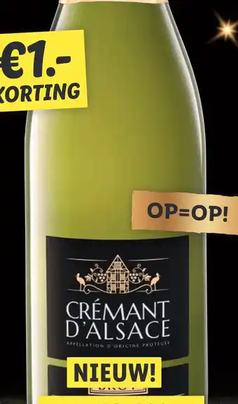 Lidl Crémant d'alsace aanbieding