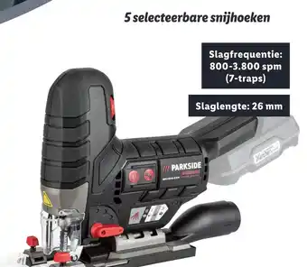 Lidl /// parkside performance accu-decoupeerzaag 20v zonder accu aanbieding