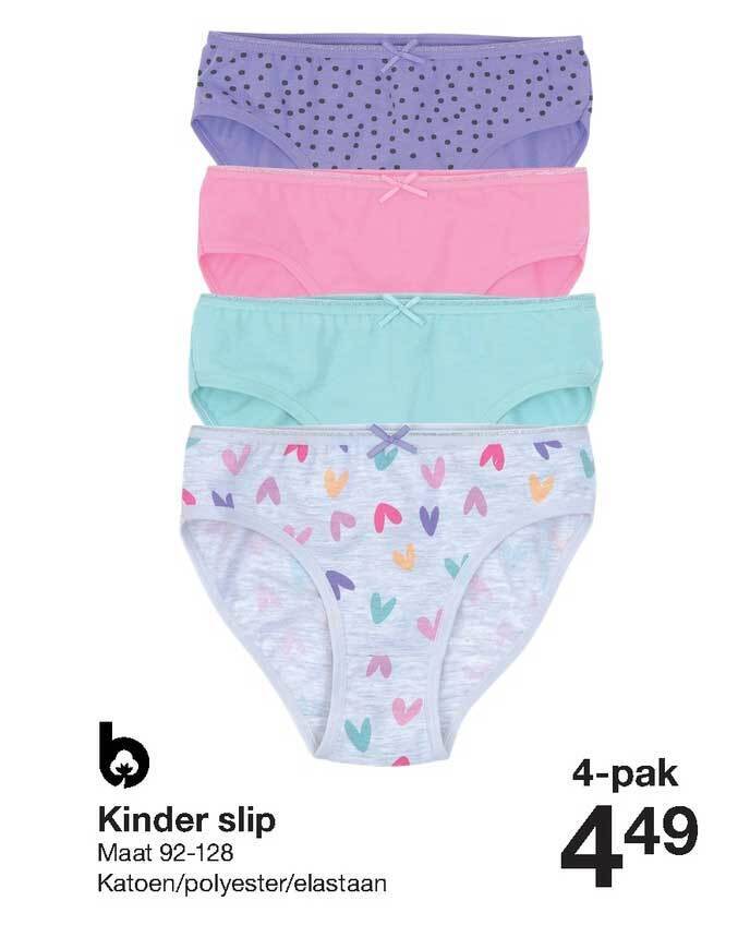 Kinder slip aanbieding bij Zeeman