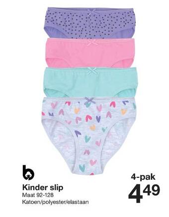 Zeeman Kinder slip aanbieding