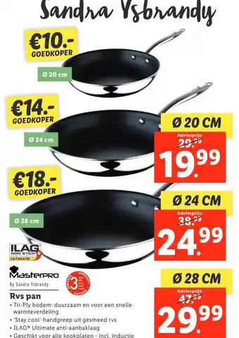 Lidl Rvs pan aanbieding