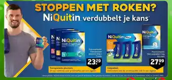 Trekpleister Niquitin transparantie pleisters stop 1 7 stuks aanbieding