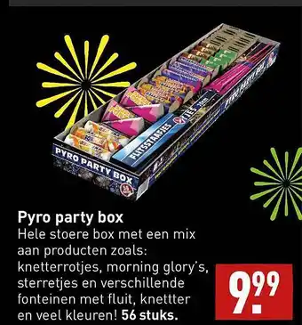 ALDI Pyro party box aanbieding