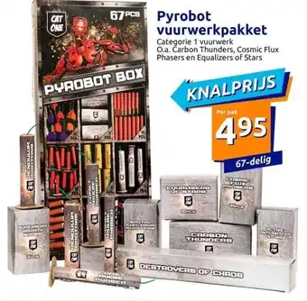 Action Pyrobot vuurwerkpakket aanbieding