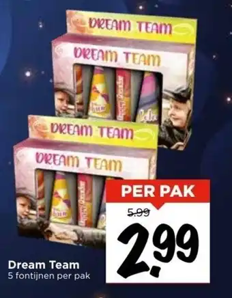 Vomar Voordeelmarkt Dream Team aanbieding