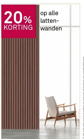 Karwei Alle latten-wanden aanbieding