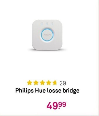 Karwei Philips Hue losse bridge aanbieding