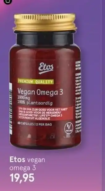 Etos vegan omega 3 aanbieding