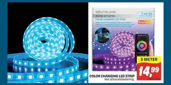 Dekamarkt Color changing led strip aanbieding