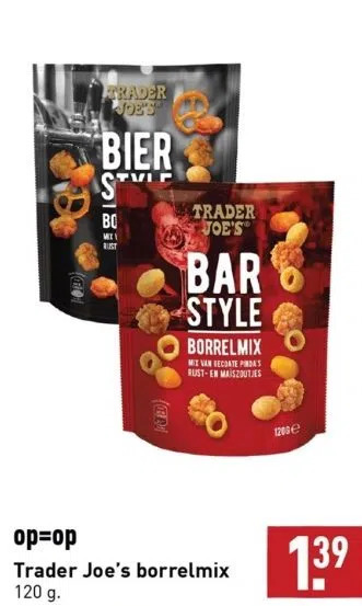 ALDI Trader joe's borrelmix aanbieding