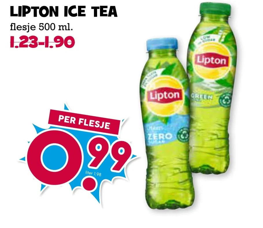 Lipton ice tea aanbieding bij Boon`s Markt
