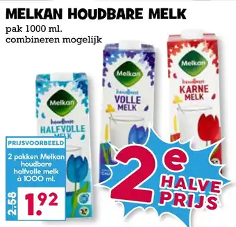 Boon`s Markt Melkan houdbare melk aanbieding