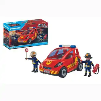 Intertoys Playmobil city action kleine brandweerwagen 71035 aanbieding