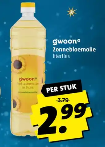 Boni G'woon Zonnelbloemolie aanbieding