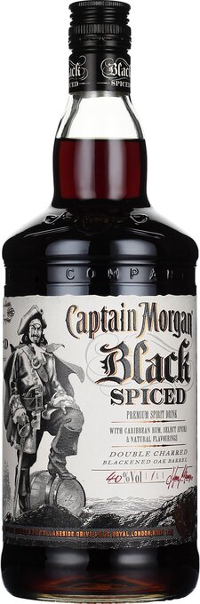 Drankdozijn Captain morgan spiced black 1ltr aanbieding