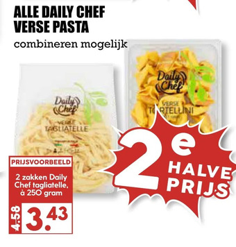 MCD Supermarkt Alle daily chef verse pasta aanbieding