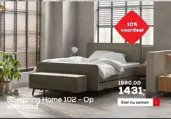 Swiss Sense Boxspring home 102 - op voorraad aanbieding