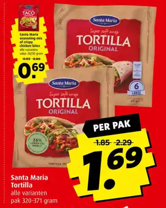 Boni Santa Maria Tortilla aanbieding