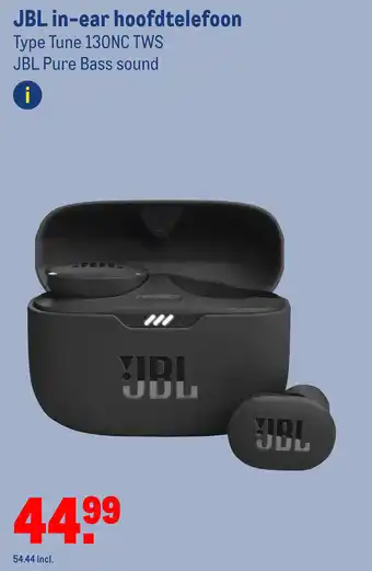 Makro JBL in-ear hoofdtelefoon aanbieding