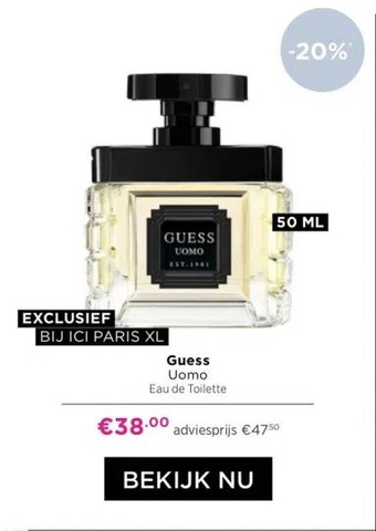 ICI Paris XL Guess uomo aanbieding