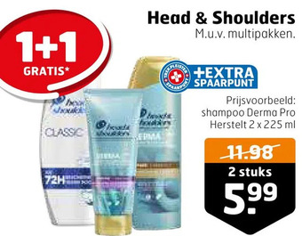 Trekpleister Head & shoulders aanbieding