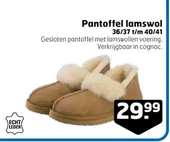 Trekpleister Pantoffel lamswol aanbieding