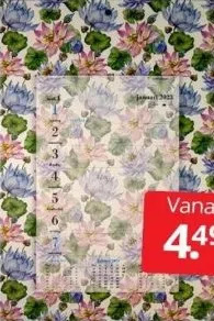 Boekenvoordeel Weekblok kalender aanbieding