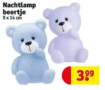 Kruidvat Nachtlamp beertje aanbieding