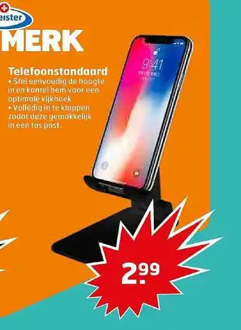 Trekpleister Telefoonstandaard aanbieding