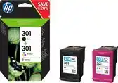 Bol.com Hp 301 - inktcartridges- zwart - kleur - dual-pack aanbieding