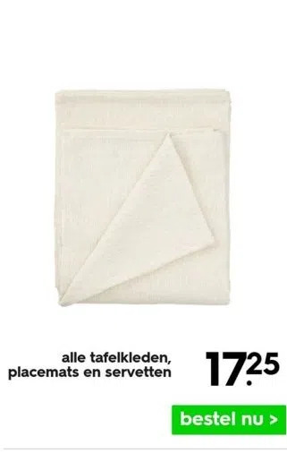 HEMA Alle tafelkleden, placemats en servetten aanbieding