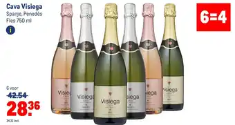 Makro Cava Visiega 750 ml aanbieding