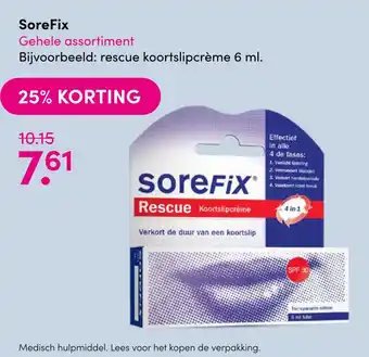 DA Sorefix 6 ml aanbieding