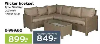 Heuts Wicker hoekset aanbieding