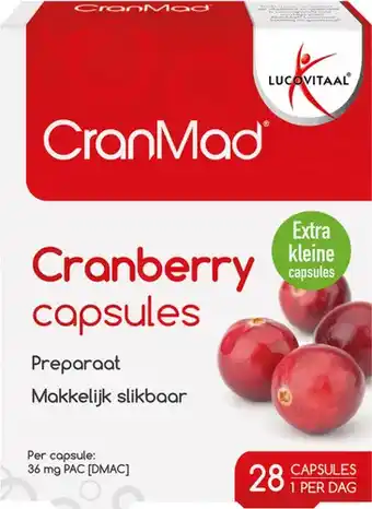 Holland & Barrett Lucovitaal cranmad cranberry - 28 capsules aanbieding