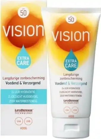 Postdrogist.nl Vision extra care spf 50 zonnebrand 185 ml aanbieding