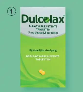 Etos Dulcolax" Bisacodyl Omhulde Tabletten 5 MG 60 tabletten aanbieding