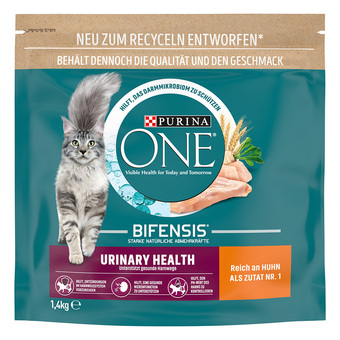 Zooplus 2x1,4kg urinary care purina one kattenvoer aanbieding
