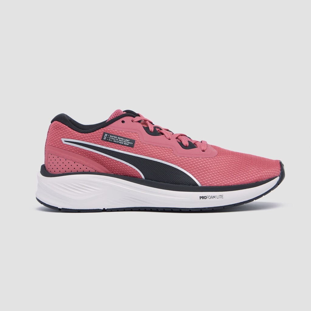 Puma aviator winter hardloopschoenen roze zwart dames aanbieding bij Perry Sport