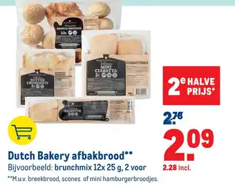 Makro Dutch Bakery afbakbrood aanbieding