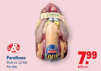 Makro Parelhoen 1,2 kilo aanbieding